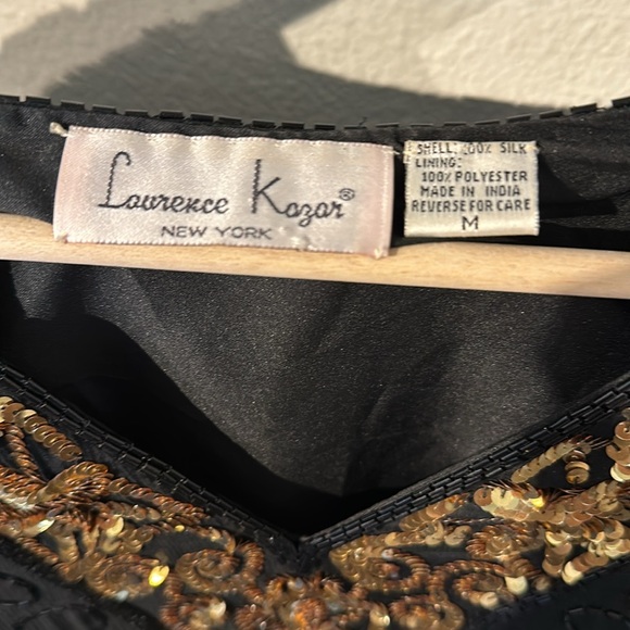 VTG  1980’s 100% Silk Laurence Kazar New York - Picture 5 of 17